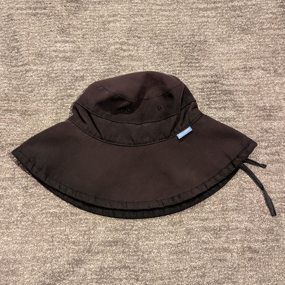 Wallaroo Hat Company Casual Traveler UPF Packable Dark Brown Wide Brim Sun Hat